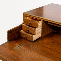 Mid Century Danish Walnut Wood Dresser with Vanity, 1960s