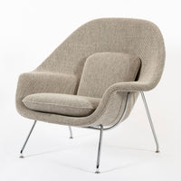 Early Restored Mid Century Tan Womb Lounge Chair by Saarinen for Knoll, Multiples/Custom Available
