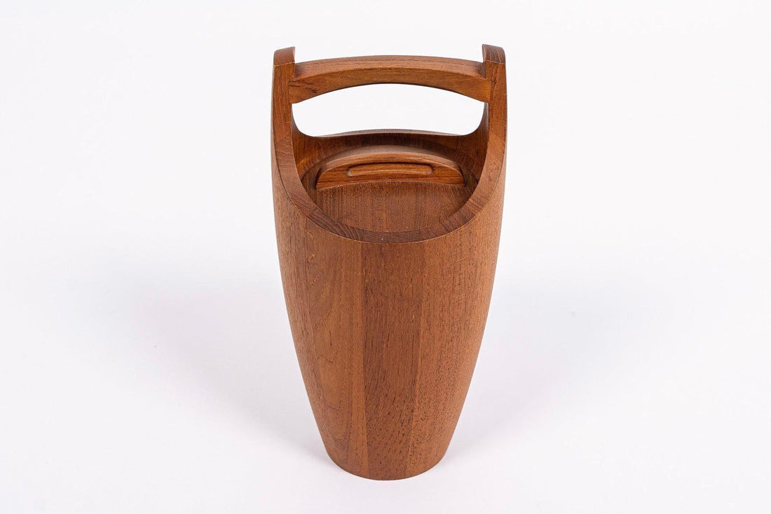 Mid Century Danish Modern Teak Ice Bucket by Jens H. Quistgaard for Dansk