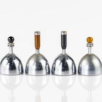 Antique Art Deco Dinner Table Bells by Ruth Gerth for Chase, Set of 4