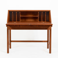 Danish Mid-Century Modern Teak Dropdown Secretary Desk, 1960s