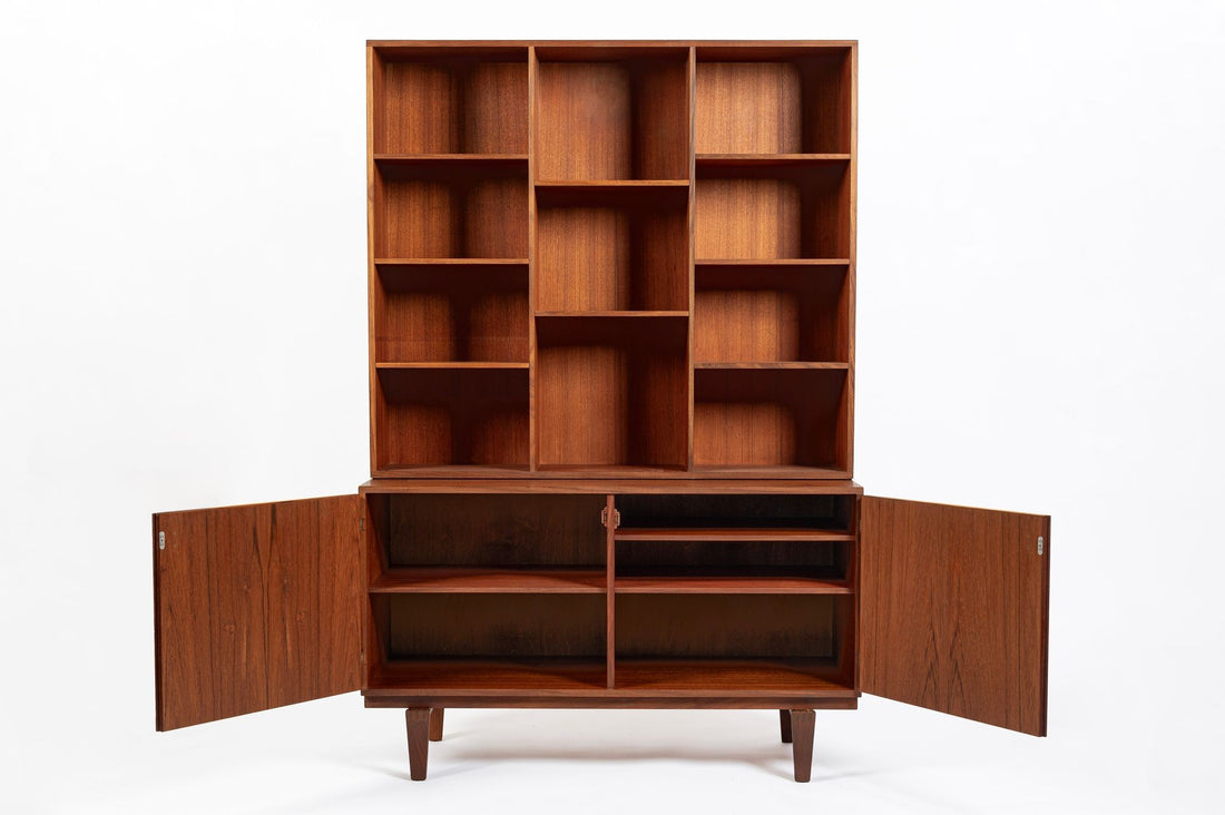 Danish Mid-Century Modern Teak Bookcase Cabinet by Peter Løvig Nielsen, 1960s
