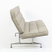 Vintage Mid-Century Modern Eames Model 3473 Tan Sofa for Herman Miller, 1960s