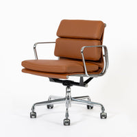 Eames for Herman Miller Brown Leather Office Chair 2000s