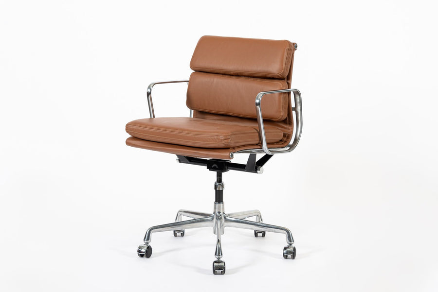 Eames for Herman Miller Brown Leather Office Chair 2000s