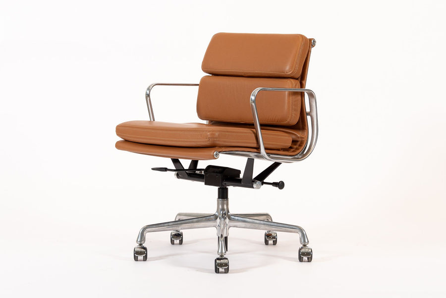 Eames for Herman Miller Brown Leather Office Chair 2000s