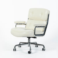 Herman Miller Eames Time Life Lobby White Leather Office Chair 2021