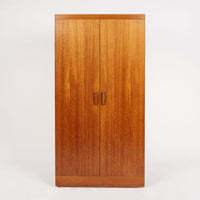 Mid Century Teak Wood Armoire Wardrobe Cabinet by G-Plan