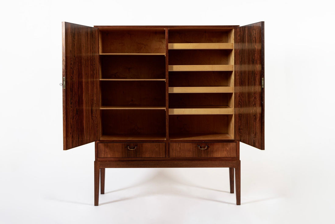 Large Mid Century Danish Modern Rosewood Cabinet 1960s
