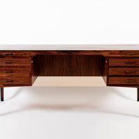 Exceptional Mid Century Danish Large Rosewood Executive Desk