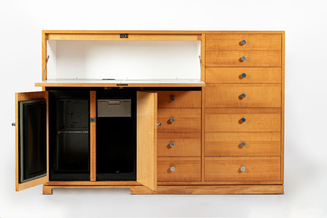 Philip Johnson Mid-Century Modern Custom Dry Bar or Cocktail Cabinet, 1953