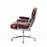 Eames Herman Miller Time Life Lobby Red Leather Office Chair