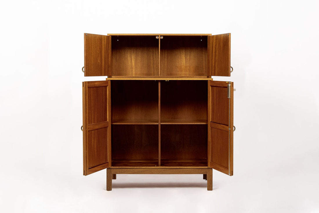 Mid Century Danish Teak Wood Storage Cabinet by Soborg Mobler - 2 Available