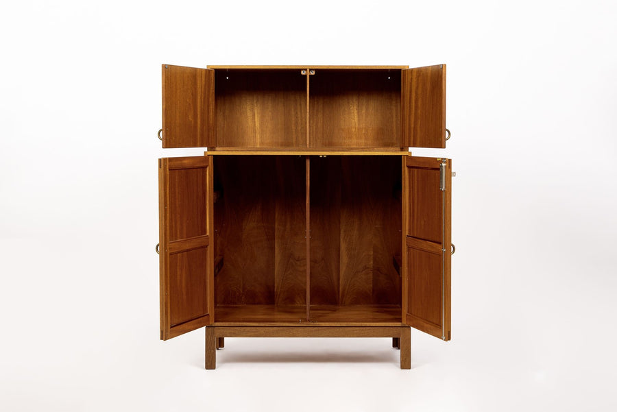 Mid Century Danish Teak Wood Storage Cabinet by Soborg Mobler - 2 Available