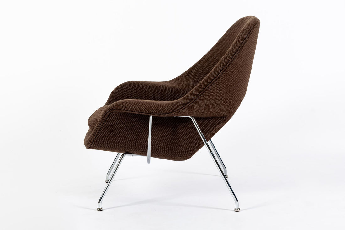 Early Restored Mid Century Brown Womb Lounge Chair by Saarinen for Knoll, Multiples/Custom Available