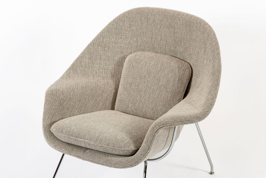 Early Restored Mid Century Tan Womb Lounge Chair by Saarinen for Knoll, Multiples/Custom Available