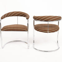 Pair 1970s Mid Century Dining Chairs by Anton Lorenz for Thonet