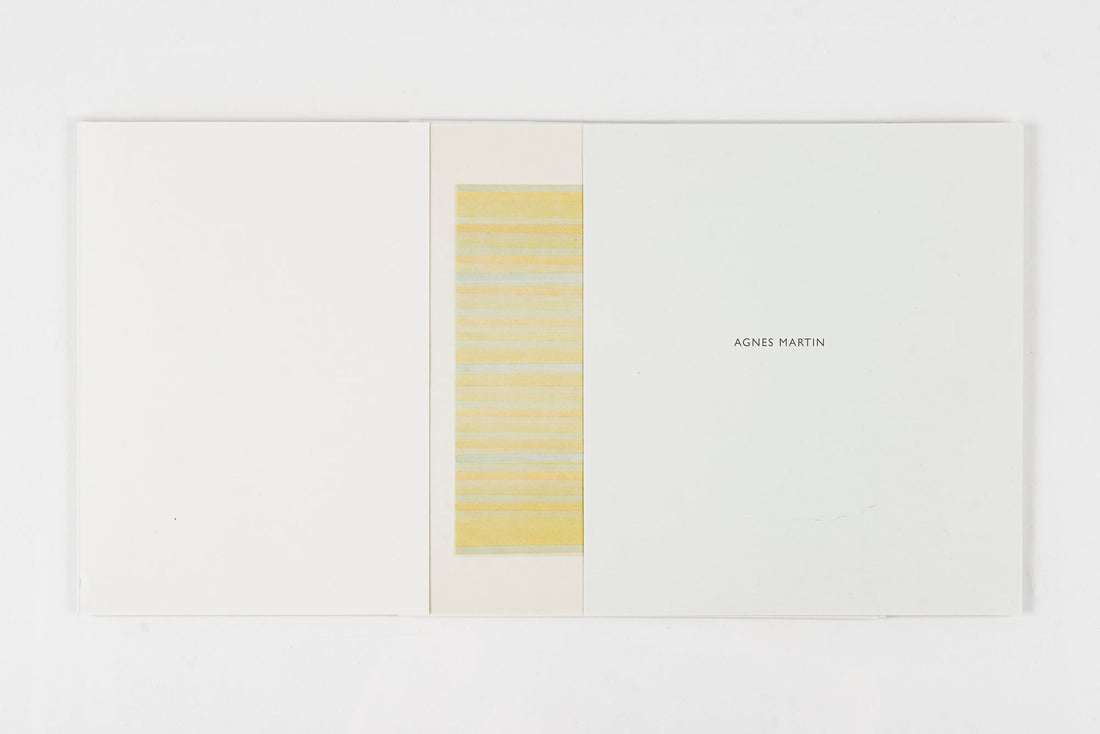Agnes Martin Limited Edition Lithograph Print Set of 10, Minimalist Abstract Wall Art, 1990s