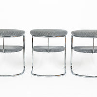 Set of 6 Mid-Century Modern SS33 Chrome Dining Chairs by Anton Lorenz for Thonet, 1970s