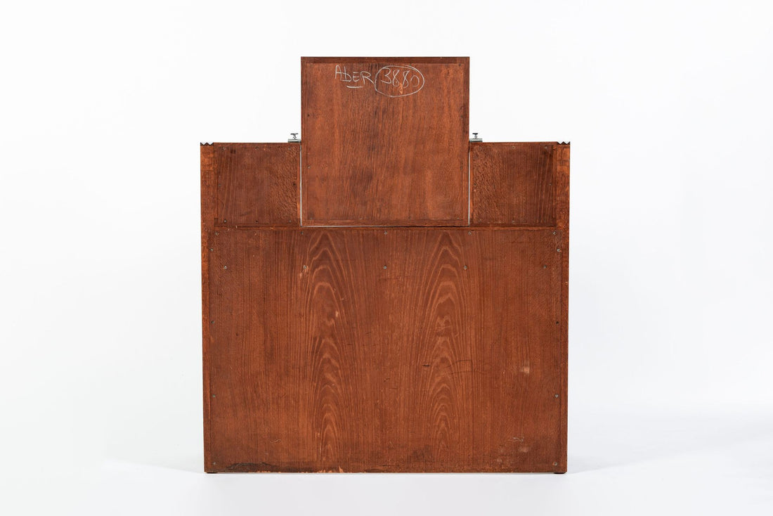 Antique French Art Deco Macassar Ebony Vanity Cabinet by Georges Champion (attr)