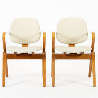 Mid Century Plywood Arm Chairs by Joe Atkinson for Thonet