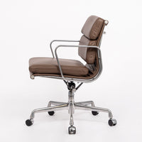 Eames for Herman Miller Brown Leather Office Chair Soft Pad 2000s