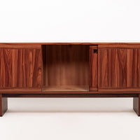 Mid Century Danish Modern Rosewood Credenza or Sideboard Cabinet