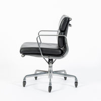 Eames for Herman Miller Black Leather Desk Chair Soft Pad 2000s