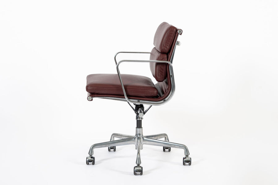 Eames for Herman Miller Red Leather Office Chair 2000s