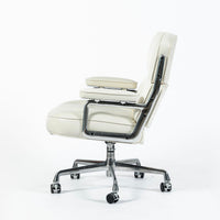Herman Miller Eames Time Life Lobby White Leather Office Chair 2021