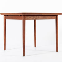 Mid Century Danish Teak Extendable Dining Table by Poul Volther for Frem Rojle
