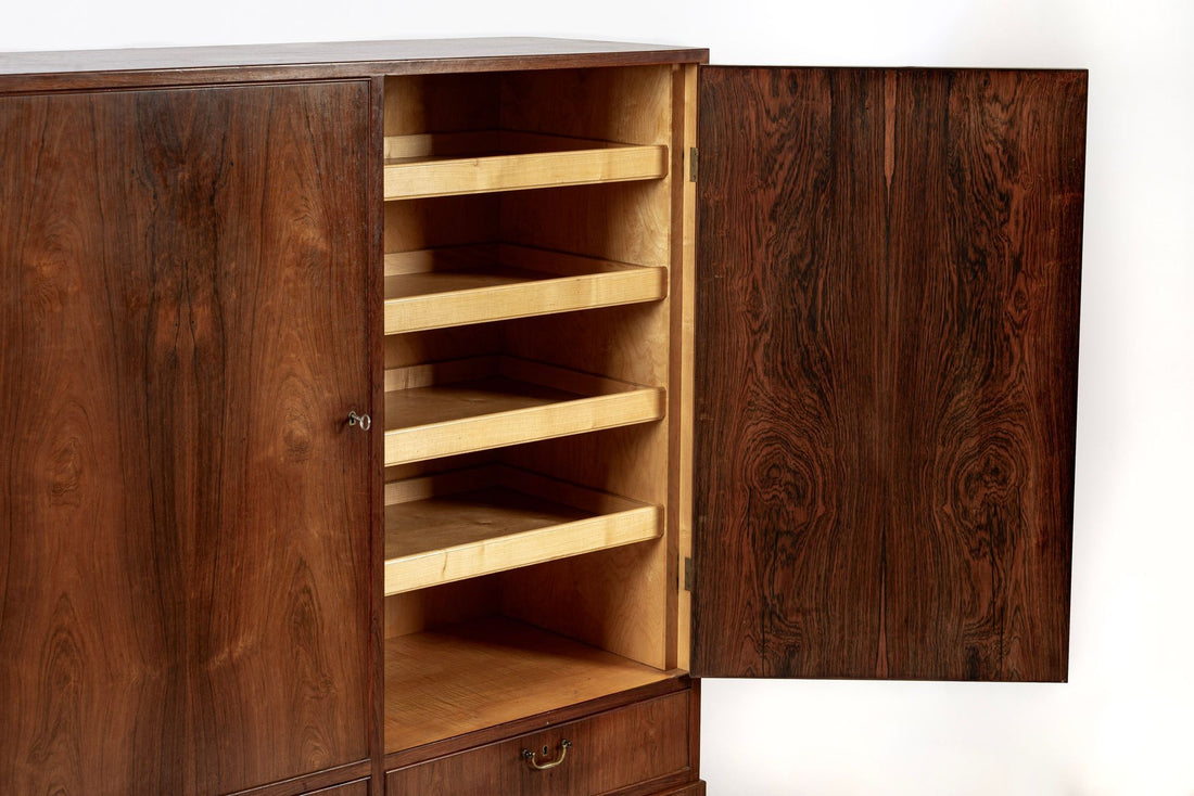 Large Mid Century Danish Modern Rosewood Cabinet 1960s