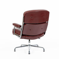 Eames Herman Miller Time Life Lobby Red Leather Office Chair