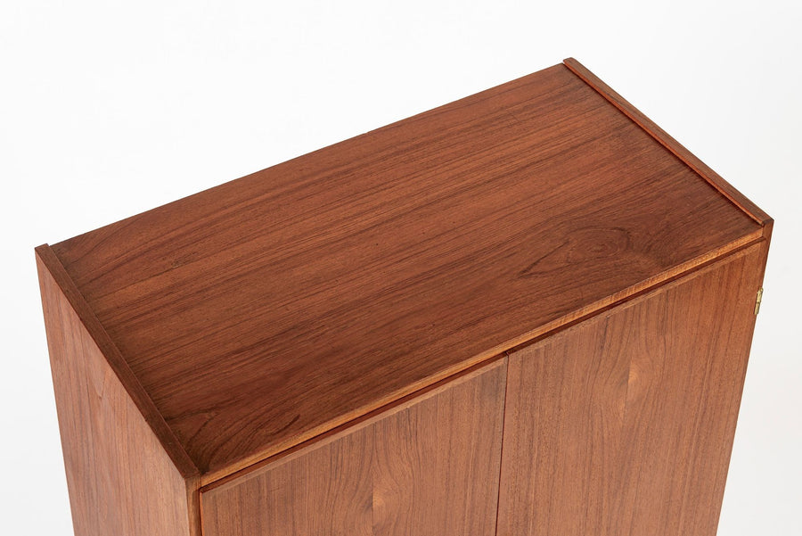 Mid Century Danish Modern Teak Wood Storage or Bar Cabinet