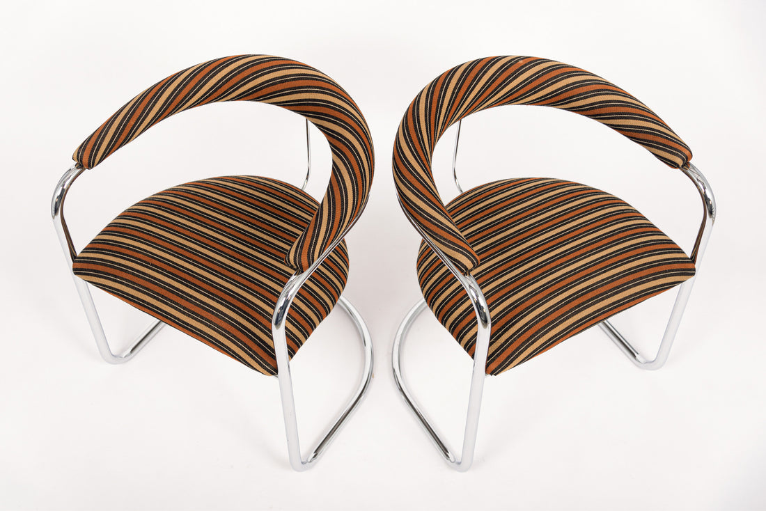 Vintage Mid Century Dining Chairs by Anton Lorenz for Thonet, 1970s