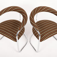 Vintage Mid Century Dining Chairs by Anton Lorenz for Thonet, 1970s