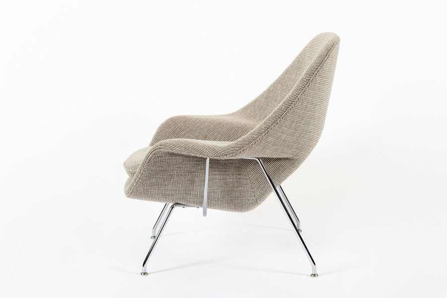 Early Restored Mid Century Tan Womb Lounge Chair by Saarinen for Knoll, Multiples/Custom Available