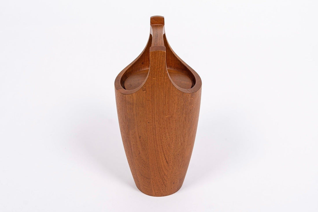 Mid Century Danish Modern Teak Ice Bucket by Jens H. Quistgaard for Dansk
