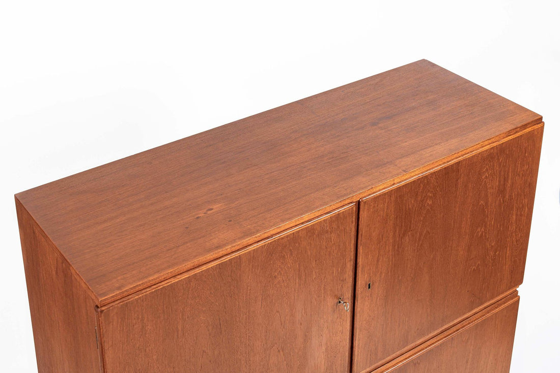 Mid-Century Scandinavian Teak Wood Storage Cabinet in the Style of Afdal
