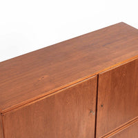 Mid-Century Scandinavian Teak Wood Storage Cabinet in the Style of Afdal