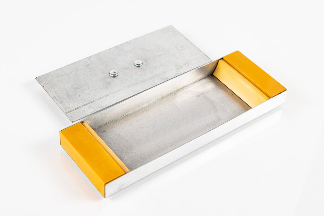 Rare Antique Art Deco Chase & Revere Metal Cigarette Smoking Boxes 1930s