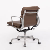 Eames for Herman Miller Brown Leather Office Chair Soft Pad 2000s