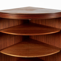 Mid-Century Danish Modern Teak Corner Bar or Storage Cabinet 1960s Selling AS-IS