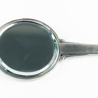 Georg Jensen Sterling Silver and Ebony Hand Mirror No. 224 by Harald Nielsen, Denmark c. 1930