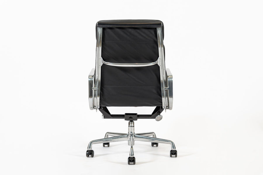 Authentic Eames Herman Miller Tall Black Leather Office Chair 2001