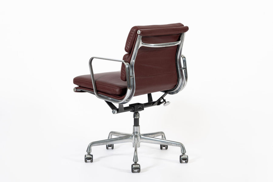 Eames for Herman Miller Red Leather Office Chair 2000s