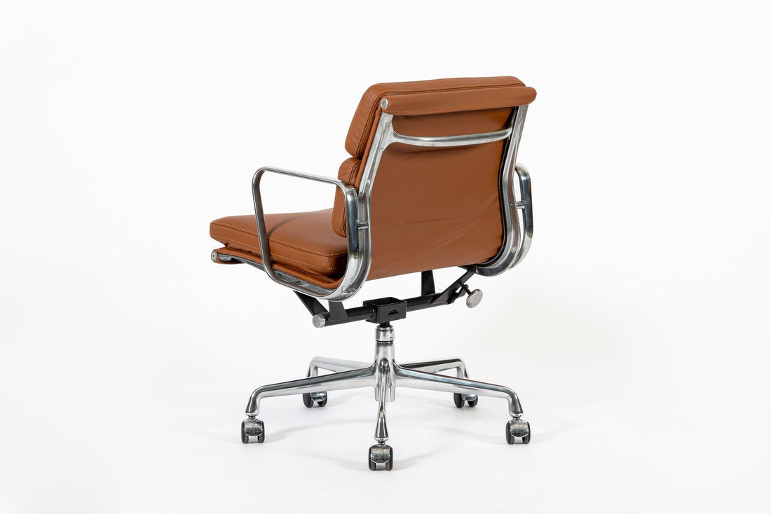Eames for Herman Miller Brown Leather Office Chair 2000s