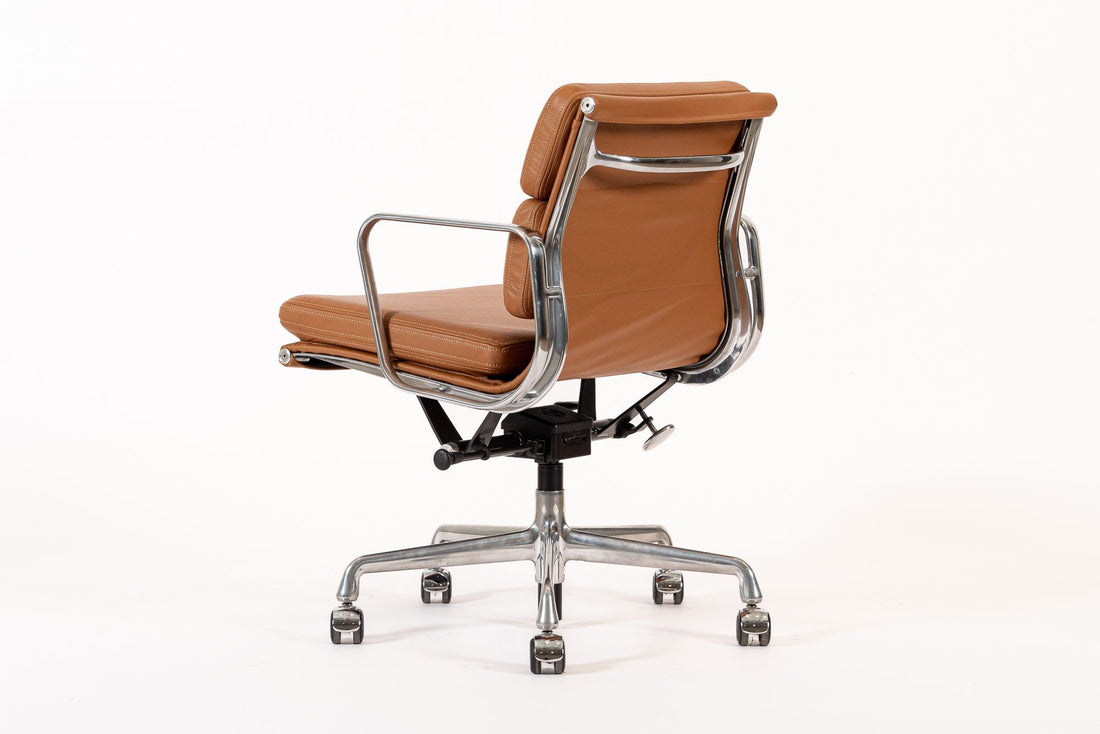 Eames for Herman Miller Brown Leather Office Chair 2000s