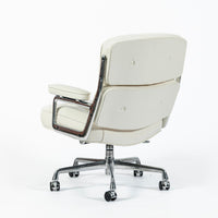 Herman Miller Eames Time Life Lobby White Leather Office Chair 2021