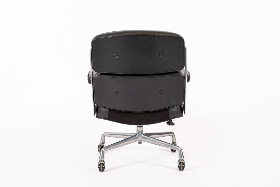 Eames for Herman Miller Time Life Black Leather Office Chair 1981
